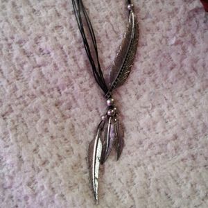 Feathered necklace